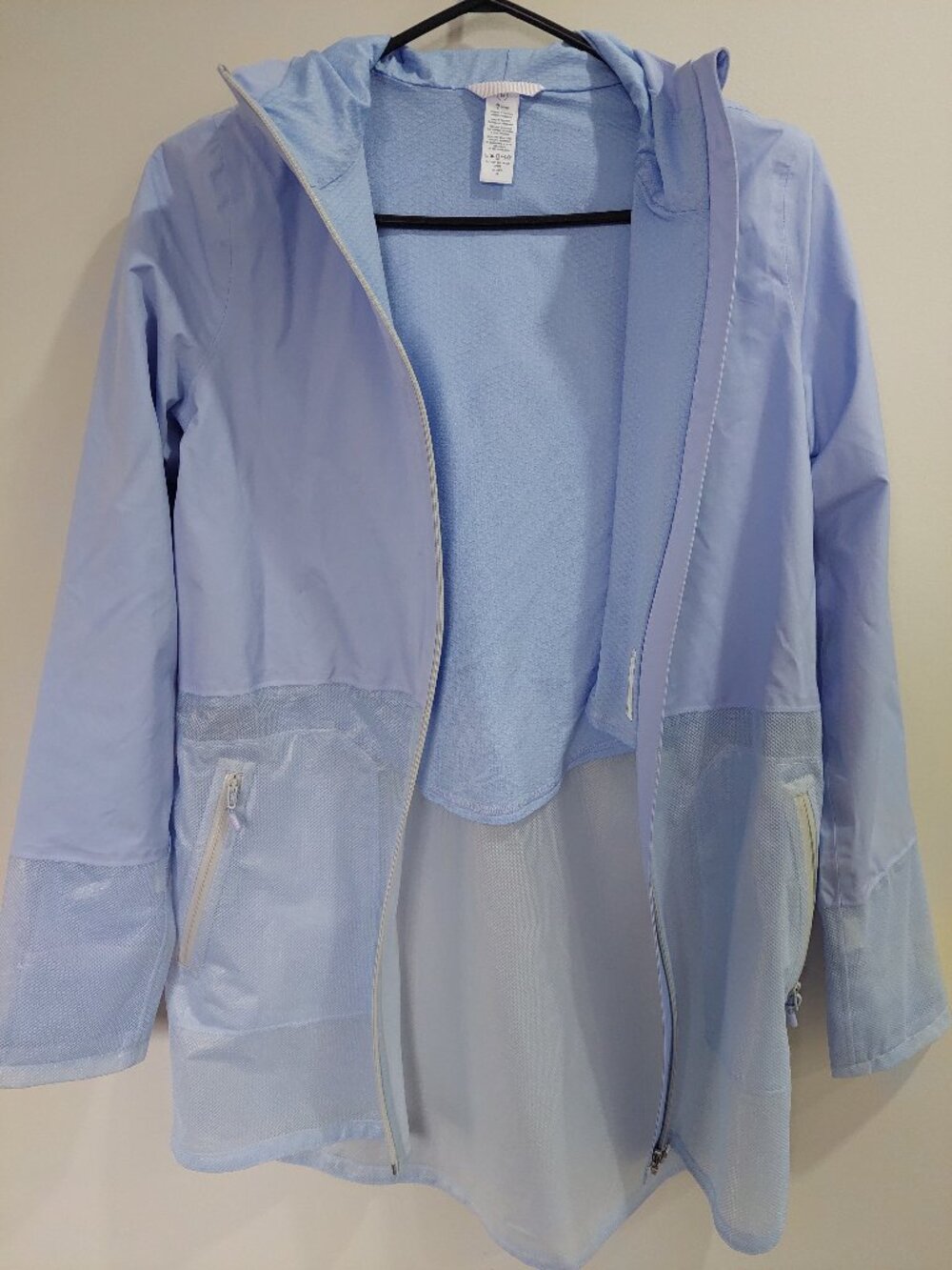 Ivivva Rain jacket Youth Girl Y14 Light purple More of Wind Breaker NWOT